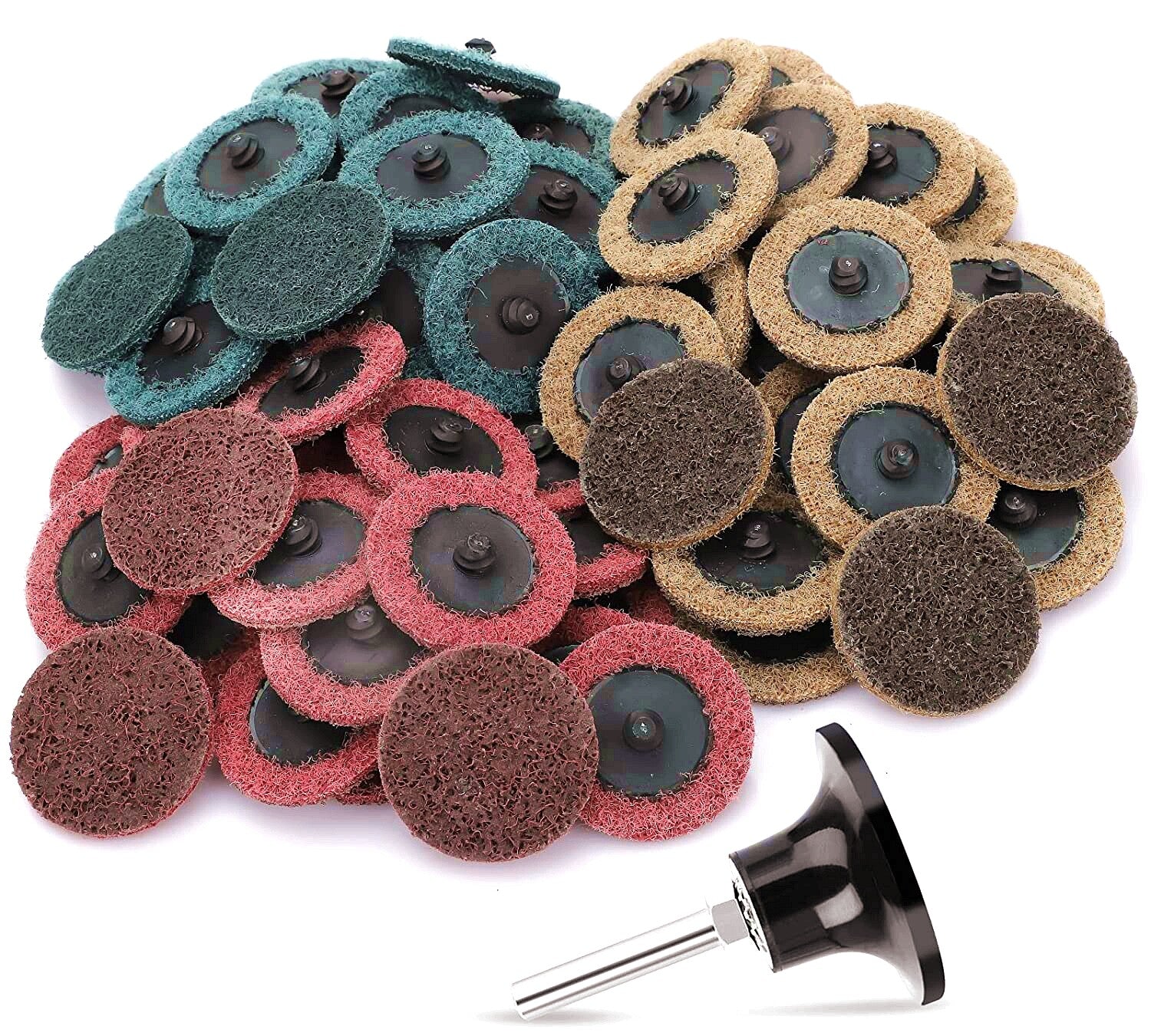 120+2 Pack Heavy Quick Change Surface Conditioning Discs by Unbranded