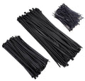 Zip Cable Ties 300pc UV Black Nylon Wraps