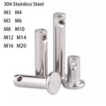 Flat Head Drilled Shaft Pin Standard GB882 304 Stainles
