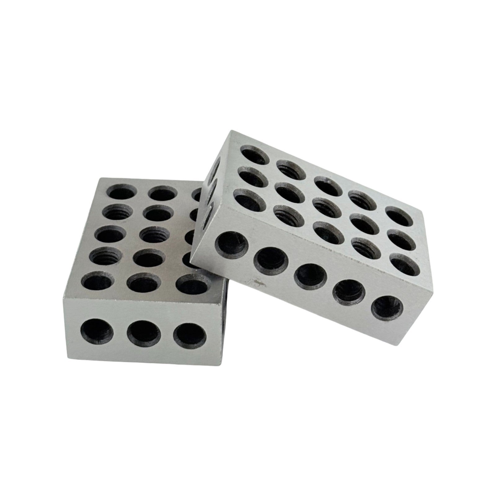 Precision Matched Pair Hardened Steel Setup Blocks 1"x2"x3" Parallel