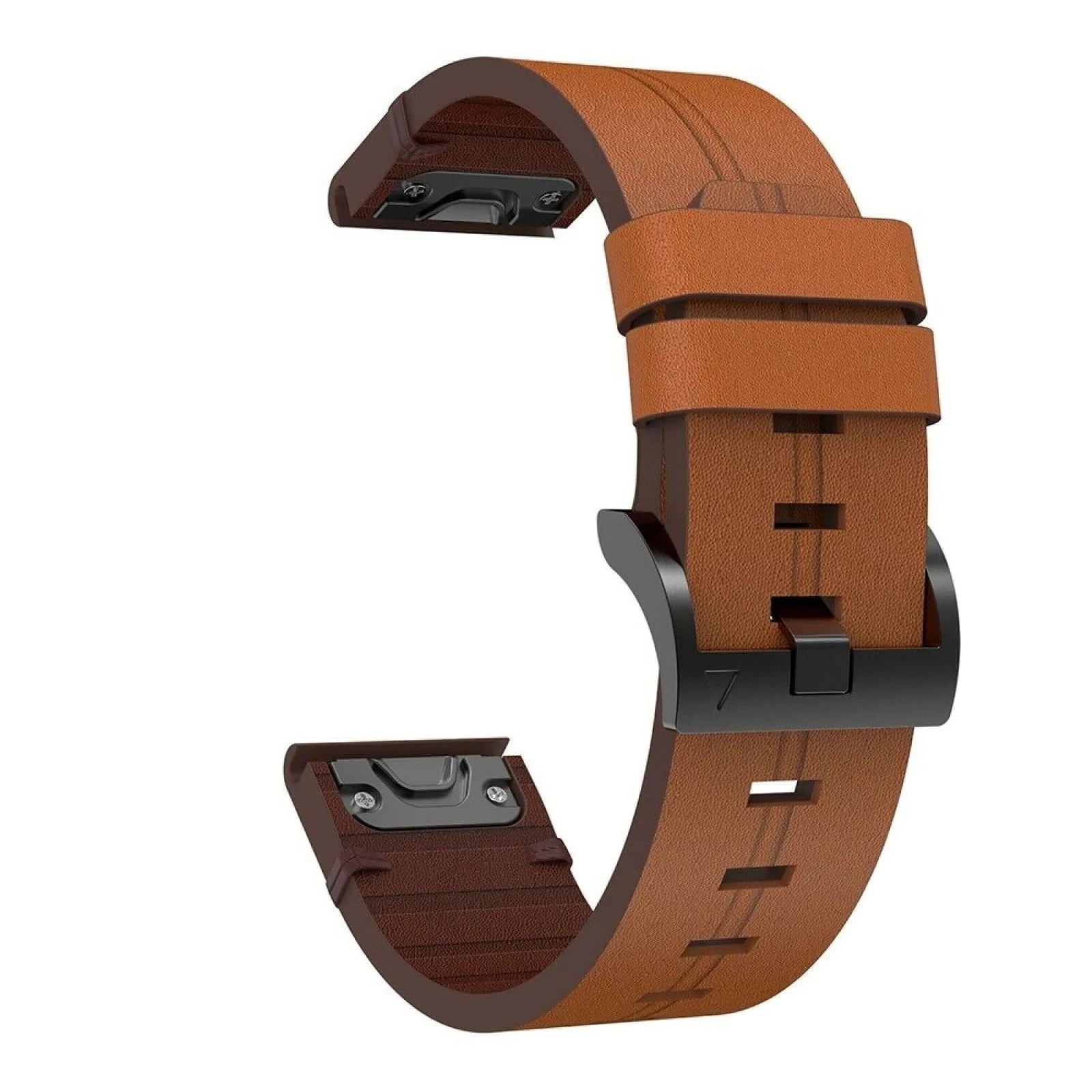 Adjustable Retro Leather Wristband Watch Strap Band For Garmin Fenix