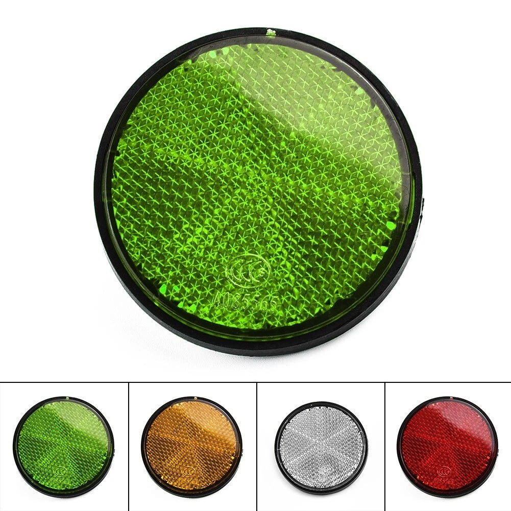 Mtb Road Bike Bicycle Round Reflector Night Safety | Built Supply Co