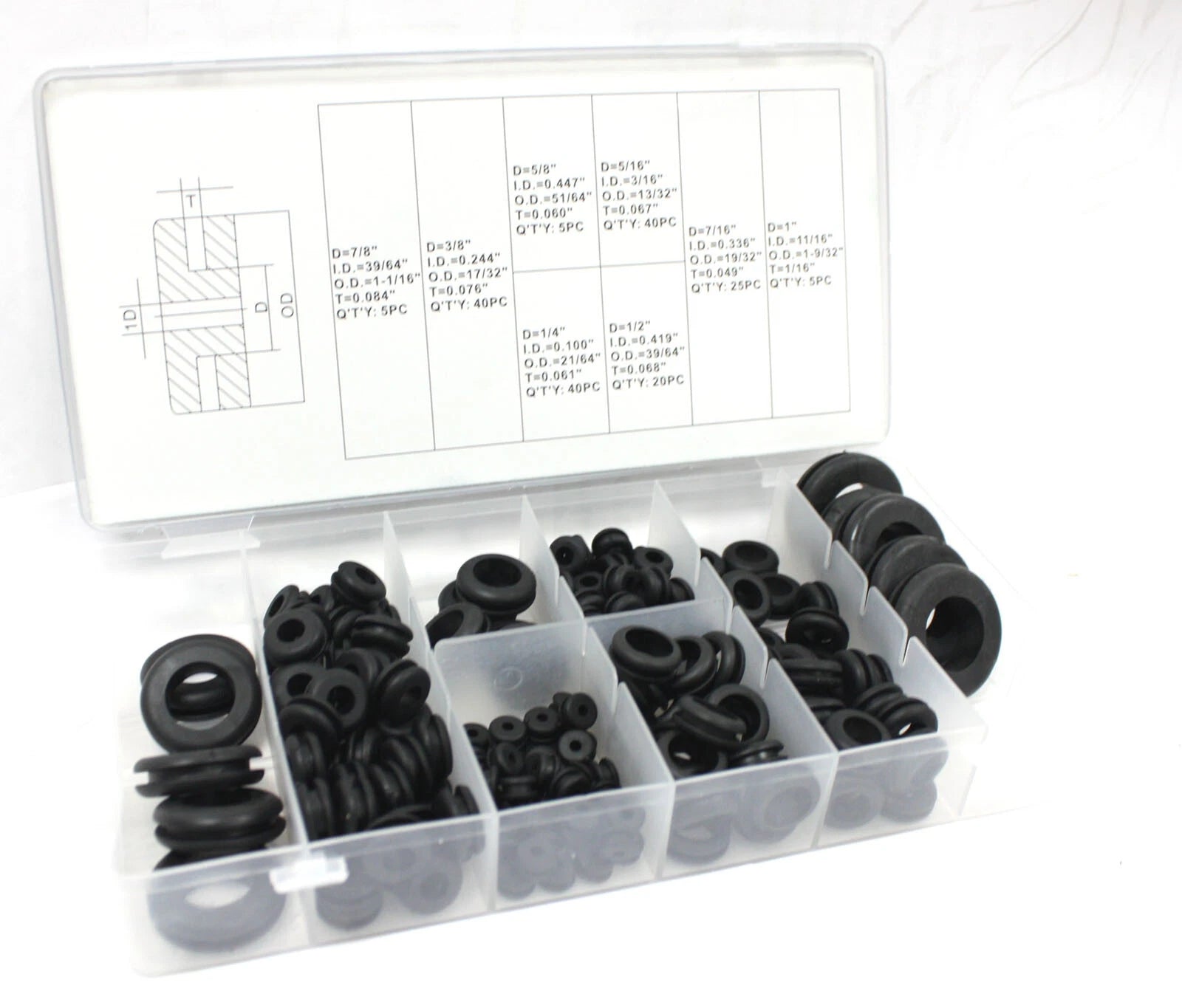 Rubber Grommet Assortment Set Firewall Wiring Electrical Wiring Gasket