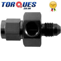 AN -3 (3AN) Male- Female Union 1/8" NPT Side Port Black