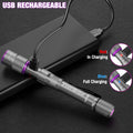Everbrite Rechargeable Led Pen Flashlight Uv White Light 395nm Black