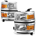 Fit 14-15 Chevy Silverado 1500 Chrome Amber Corner | Built Supply Co
