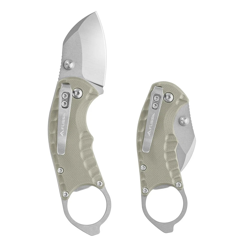 4-inch Folding Pocket Knife Bottle Opener Tactical Liner Lock Clip