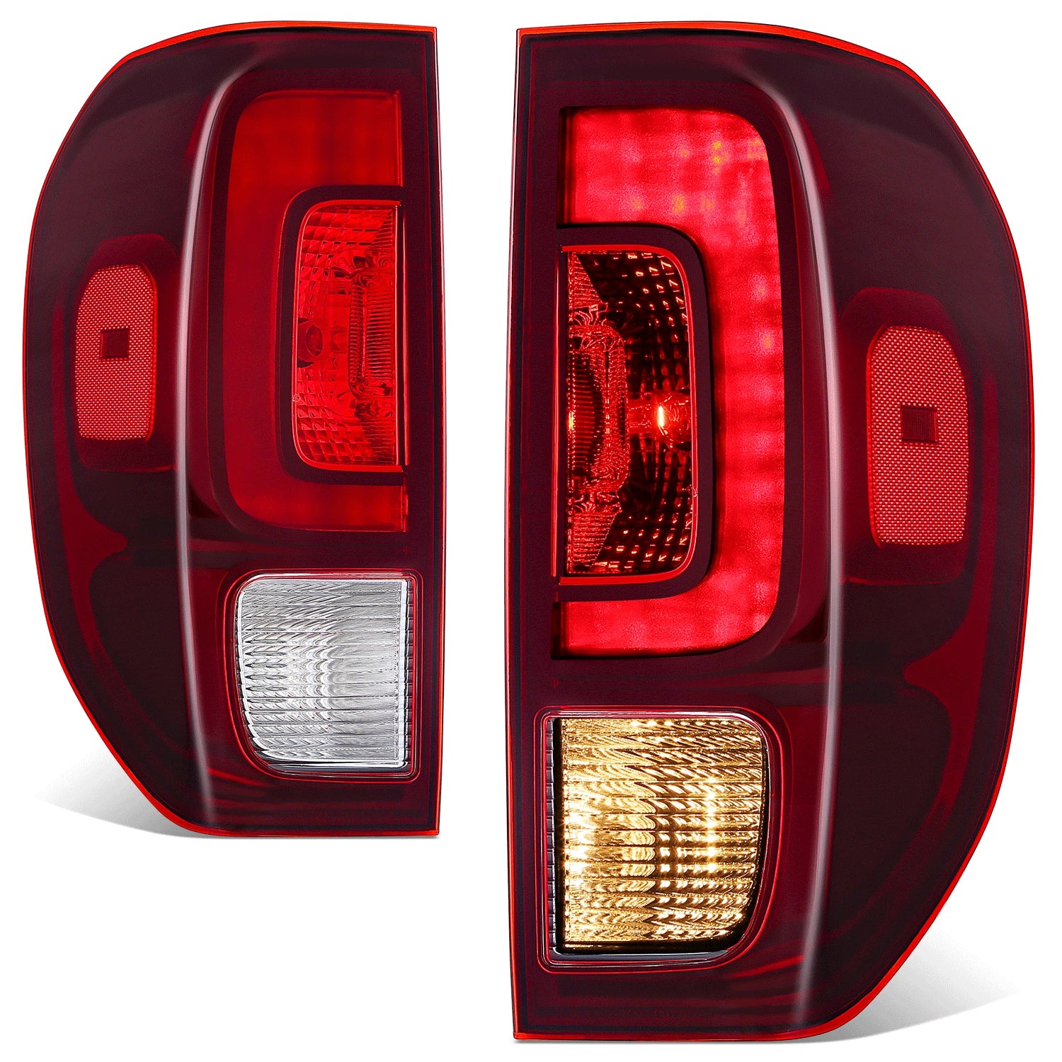 Fit 17-23 Honda Ridgeline Oe Chrome Housing Red | Built Supply Co