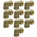 XFITTING 3/4" Push Fit x 3/4" Female Elbow 10 Pack