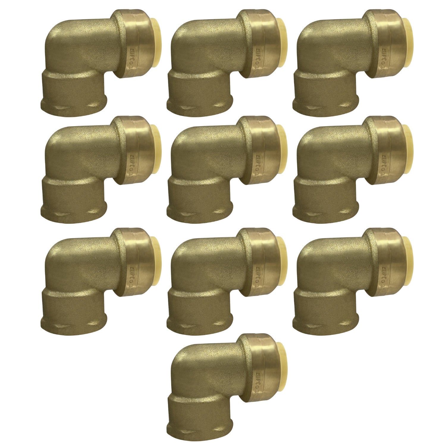XFITTING 3/4" Push Fit x 3/4" Female Elbow 10 Pack