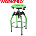 WORKPRO Adjustable Hydraulic Shop Stool Heavy Duty Garage Bar Stool 330Pound Max