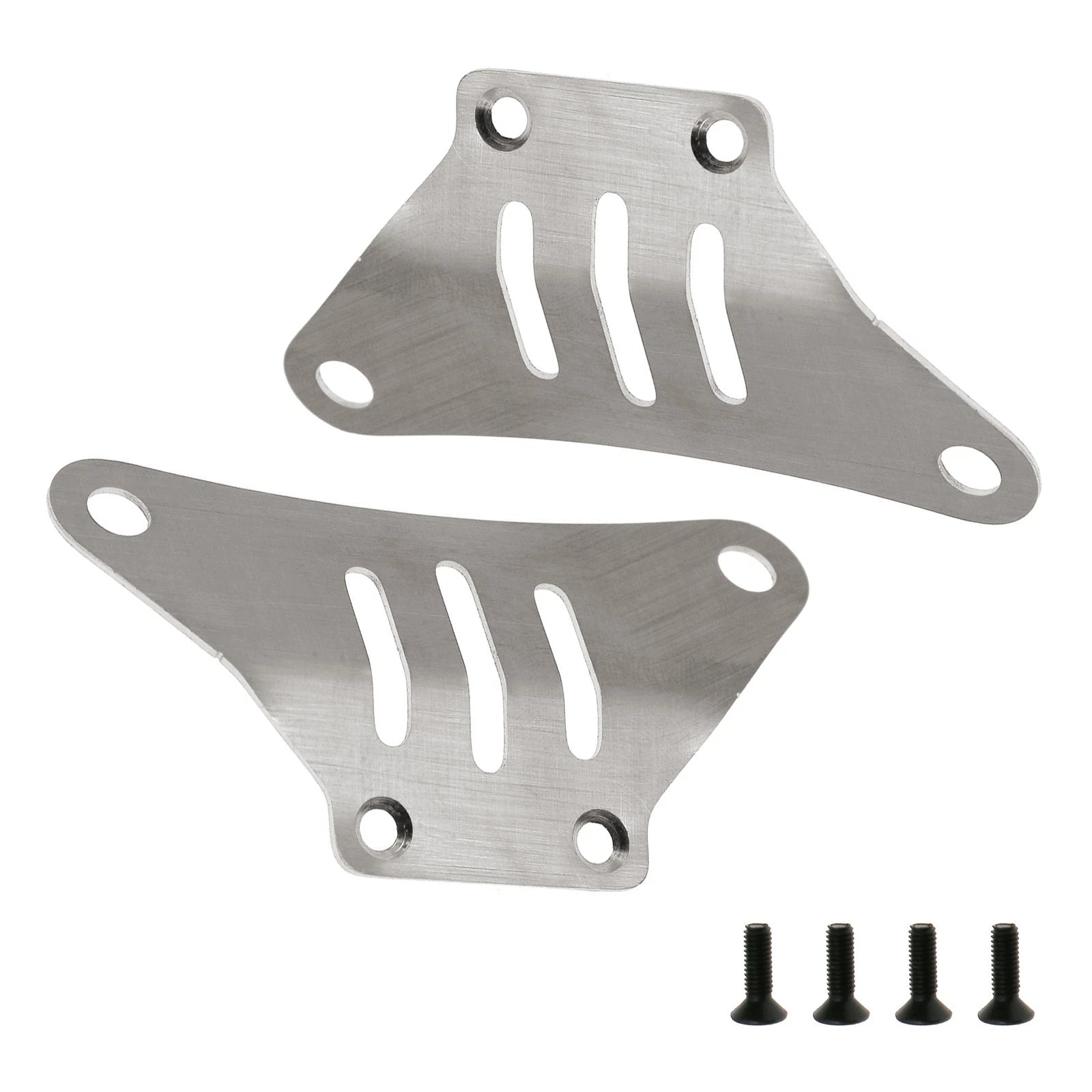 Stainless Steel Front Rear Chassis Armor Protector For Tamiya Tt-02