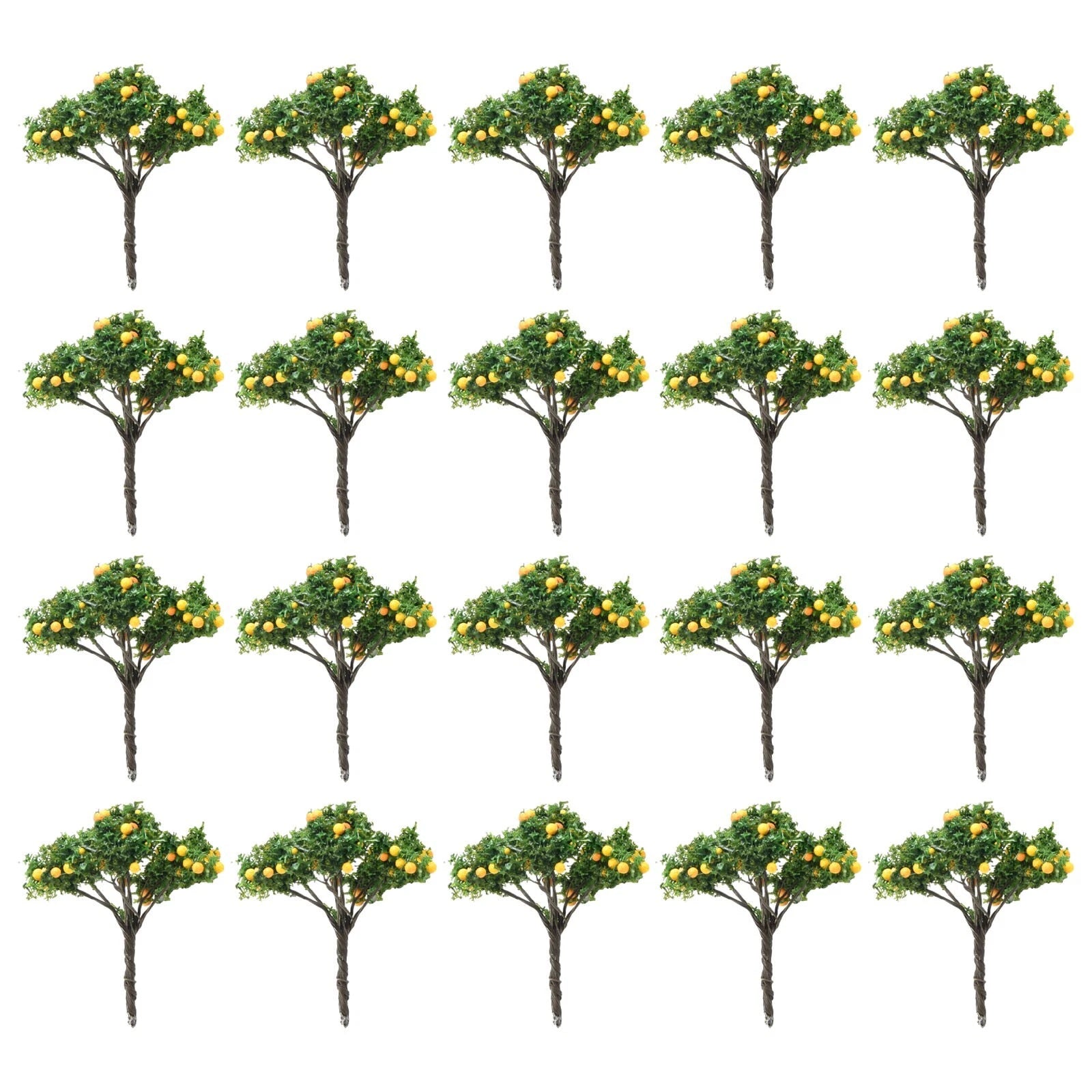 Model Trees O Scale Architecture Tree Orange Fruit Tree Model Railroad