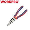WORKPRO Premium 8" Needle Nose Pliers Paper Clamp Precision Heavy-Duty
