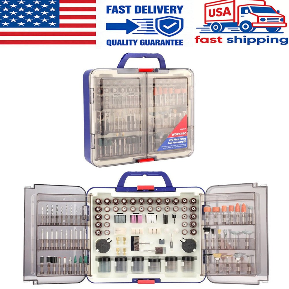 WORKPRO 476PCS Rotary Tool Kit by WORKPRO