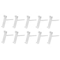 Wire Metal Hanger Retail Long Gridwall Hooks Grid Panel Display White