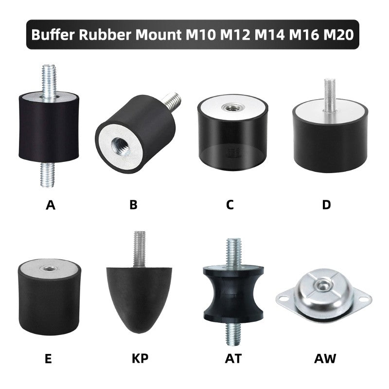 Buffer Rubber Mount Anti Vibration Stop Damper M10 - M20