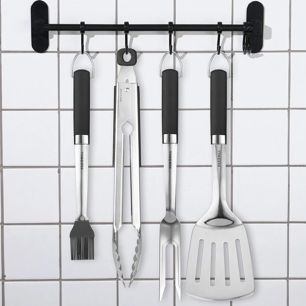 Pargrill Heavy Duty Stainless Steel Grill Accessories Spatula Fork