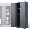 15.71"d X 31.5"w X 70.87"h Metal Storage Cabinets W/4 Doors And 2