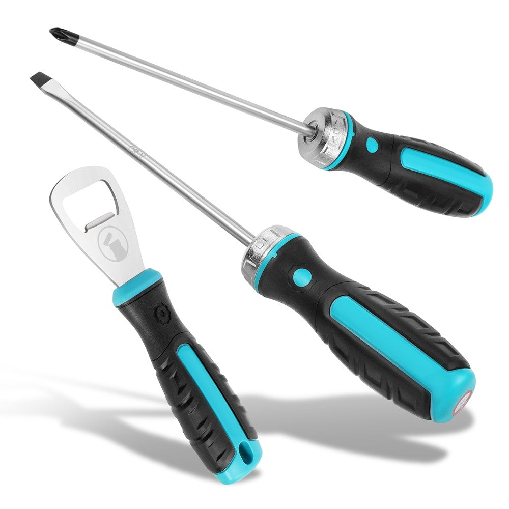 Magnetic Ratcheting Screwdriver Set 3x
