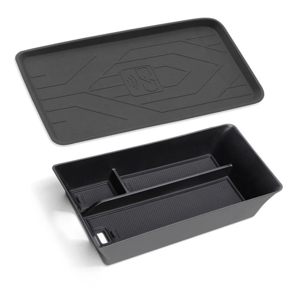 Car Storage Organizer Wireless Charger Mat Wireless Charging Non-slip