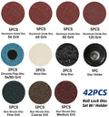 5pc Multi-Hole Drywall Sanding Discs P120 by Unbranded