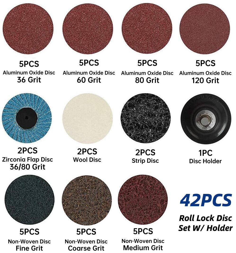 5pc Multi-Hole Drywall Sanding Discs P120 by Unbranded