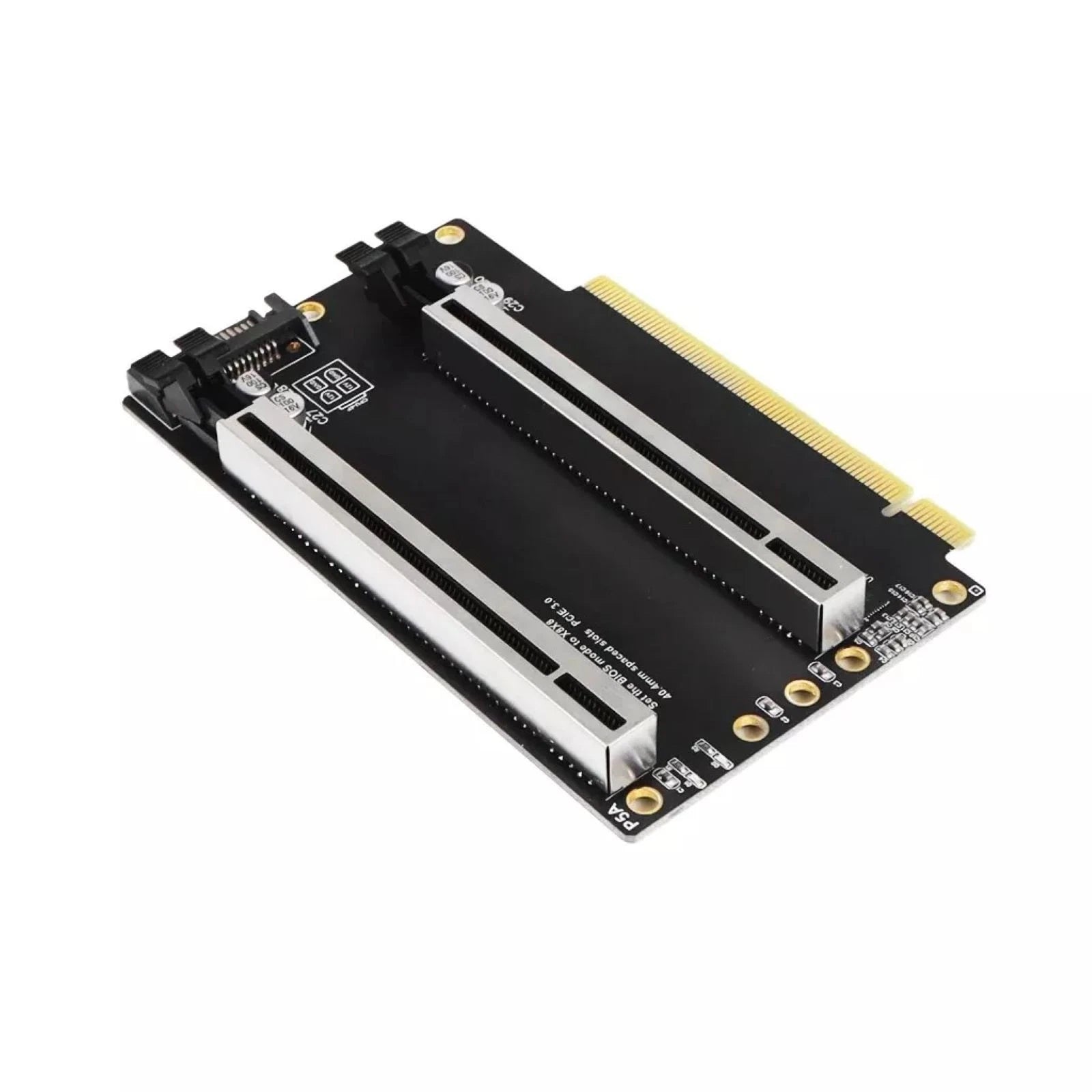 Brand New 1 To 2 Expansion Card Gen3 Split Card Bifurcation X16 To