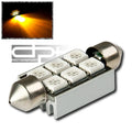11x39mm 6 Smd 5050/5055 Bright Amber Led Interior | Built Supply Co