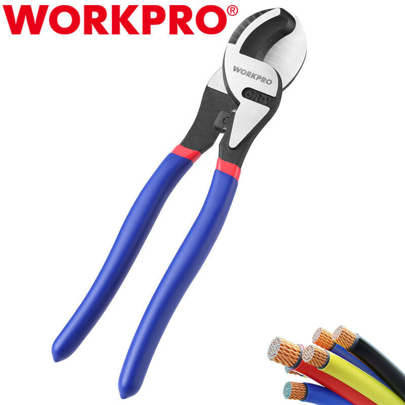 WORKPRO 9-1/4" High Leverage Cable Cutter Heavy Duty Wire Cutter for