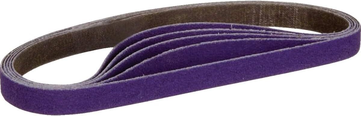 Pack of 20 File Sanding Belts 1/2" x 18" 180 Grit by Unbranded