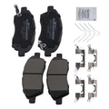 Front L&amp;R Ceramic Brake Pads Kit for Nissan Micra 2015-2017 Versa 2012-2019