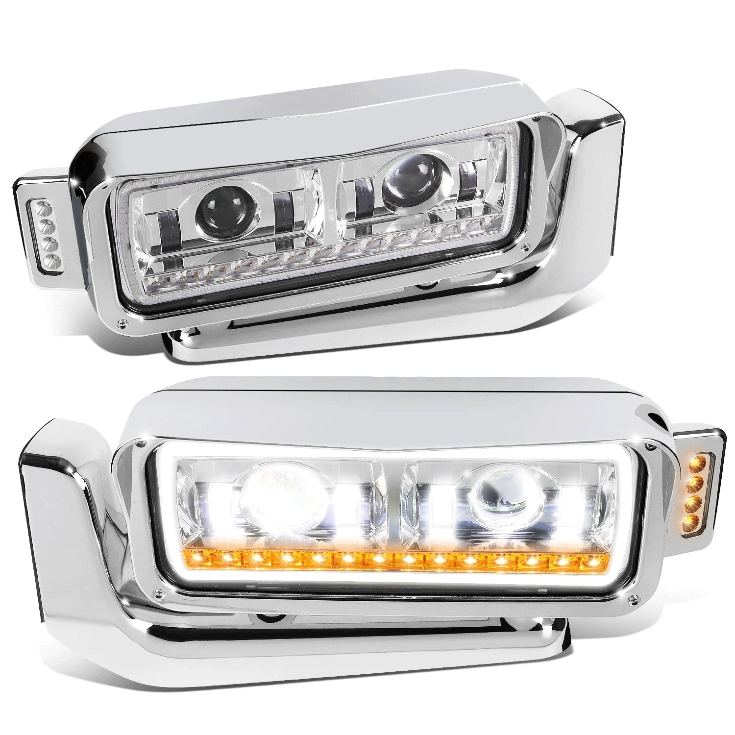 Fit 81-21 Peterbilt 359/ 379/ 389 Led Drl | Built Supply Co