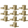 10 Pack XFITTING 1/2" Pex-B x 1/2" Female NPT Drop Ear
