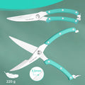 Haushof Stainless Steel Kitchen Shears W/serrated Blade Heavy Duty