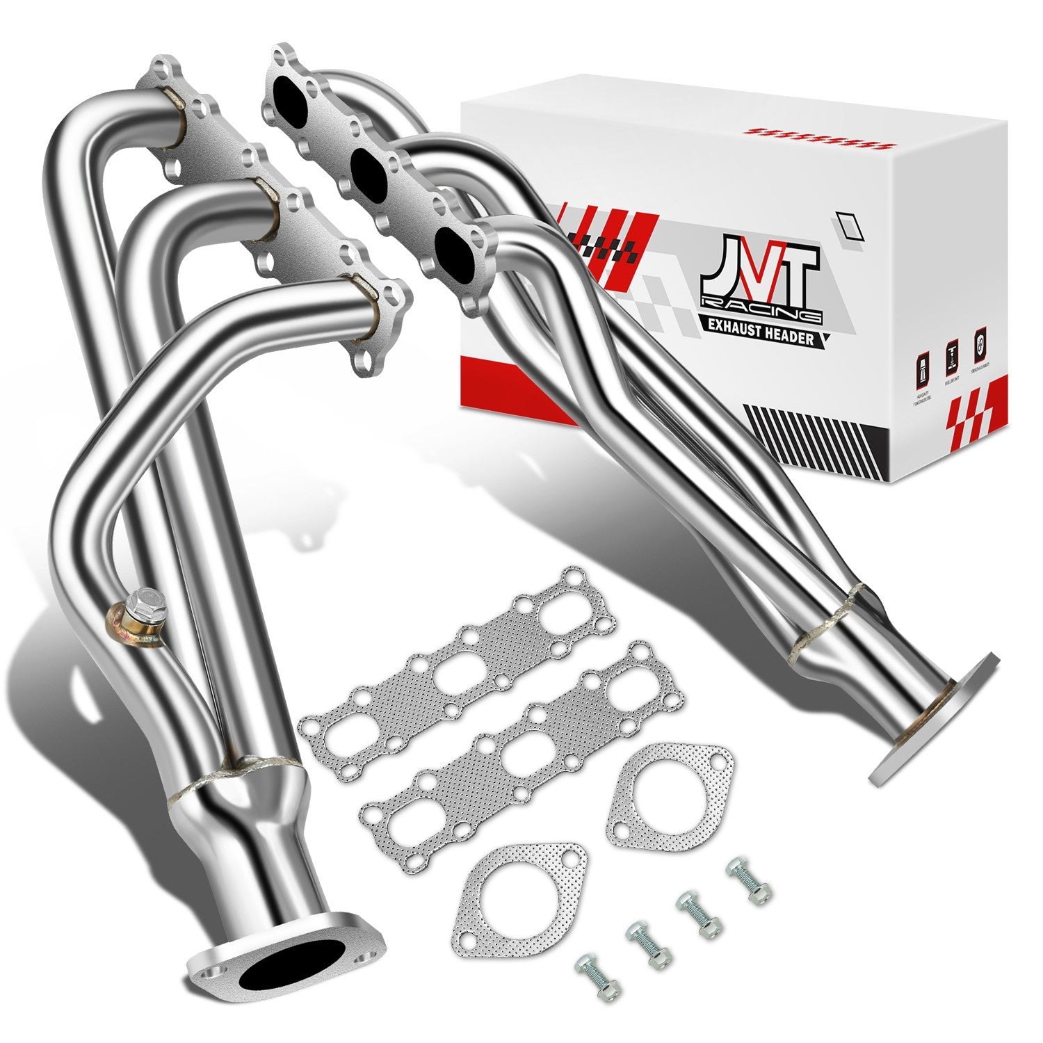 Fit 05-08 Xterra Pathfinder Frontier 4.0L V6 3-1 Shorty Exhaust