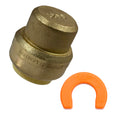 XFITTING 3/4" Push Fit Cap 100 Pack