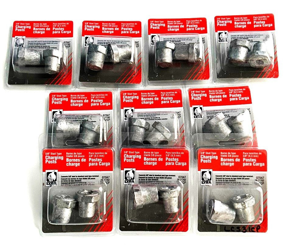 10 SETS LYNX DEKA LEAD CONVERSION CHARGING BATTERY TERM