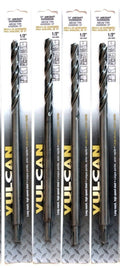 4 VULCAN 12" LONG AIRCRAFT EXTENSION 1/2" HIGH SPEED STEEL METAL DRILL BITS 9509