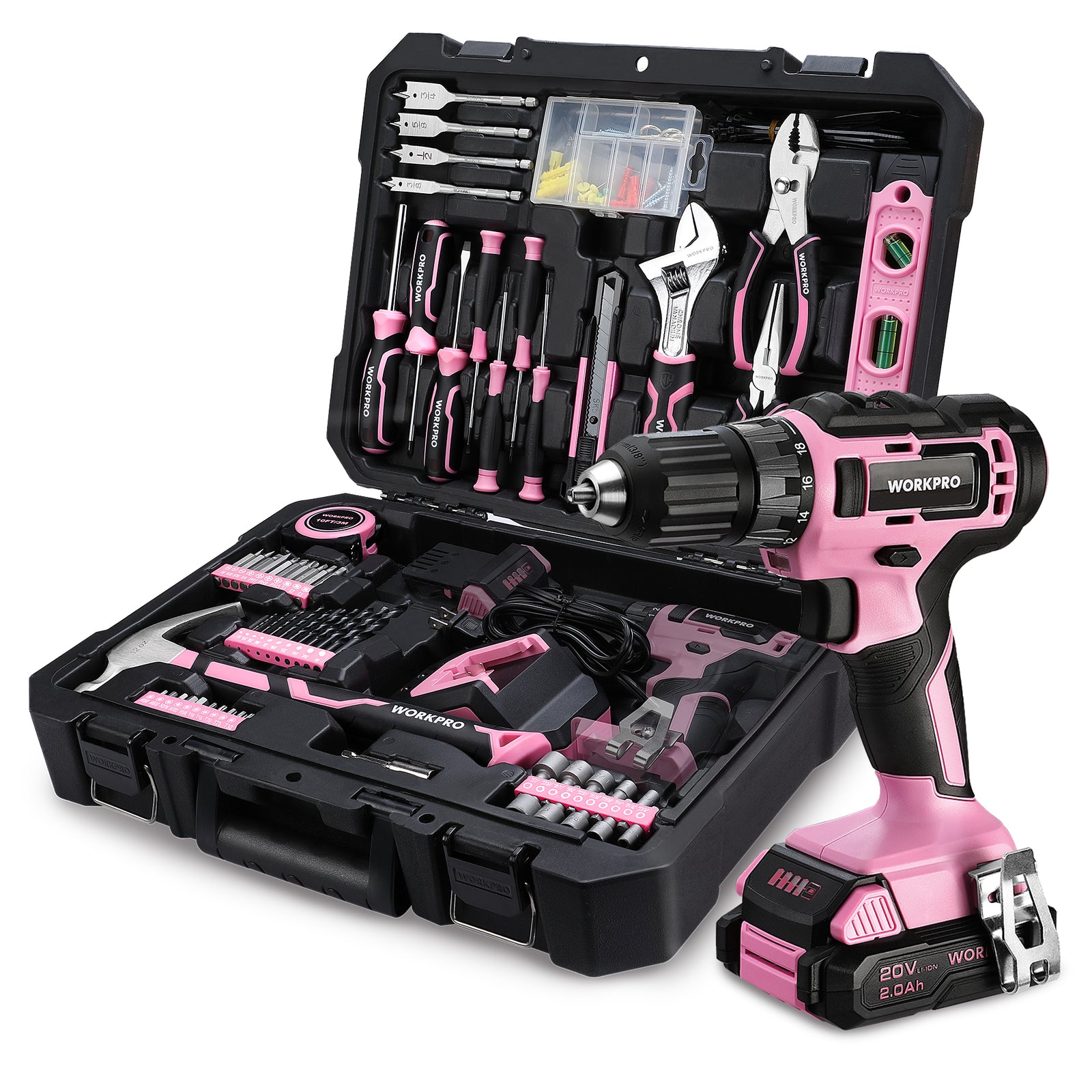WORKPRO 5-in-1 Electric Staple Gun with 2000 Staples by WORKPRO