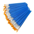 Nylon Hair Oil Paint Brush Flat Brush Acrylic Diy Drawing Pen 17cm New