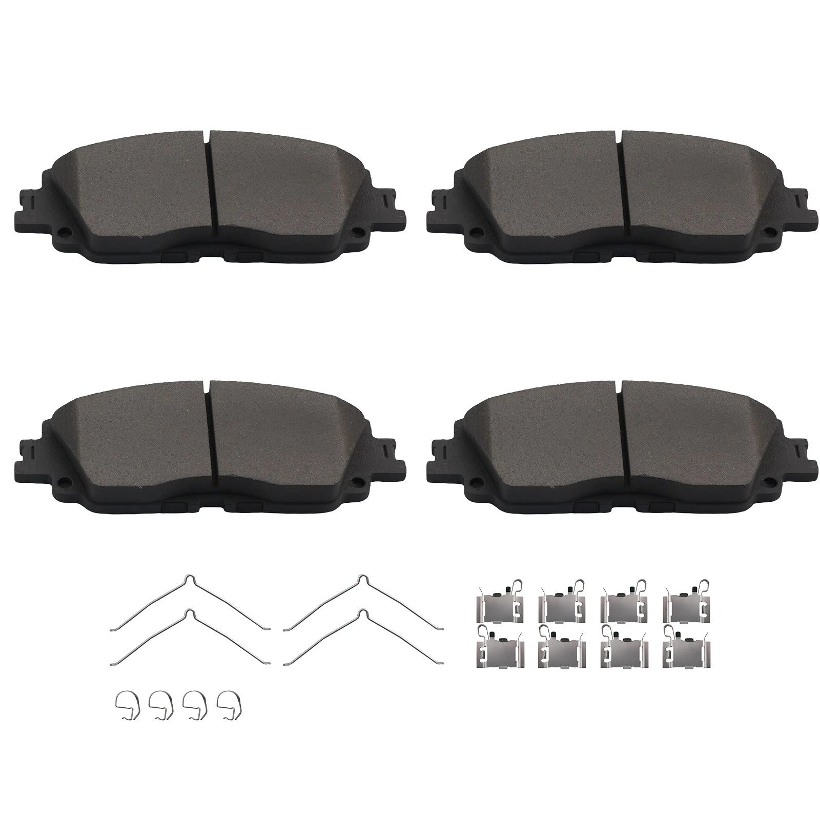 Front Brake Pads Kit for Toyota Avalon 2019-2022/Camr<wbr/>y 2018-2026/C-HR 2020-2022