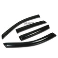 Fit 08-11 Ford Focus 4dr Smoke Tint Window Visor/wind Deflector Vent