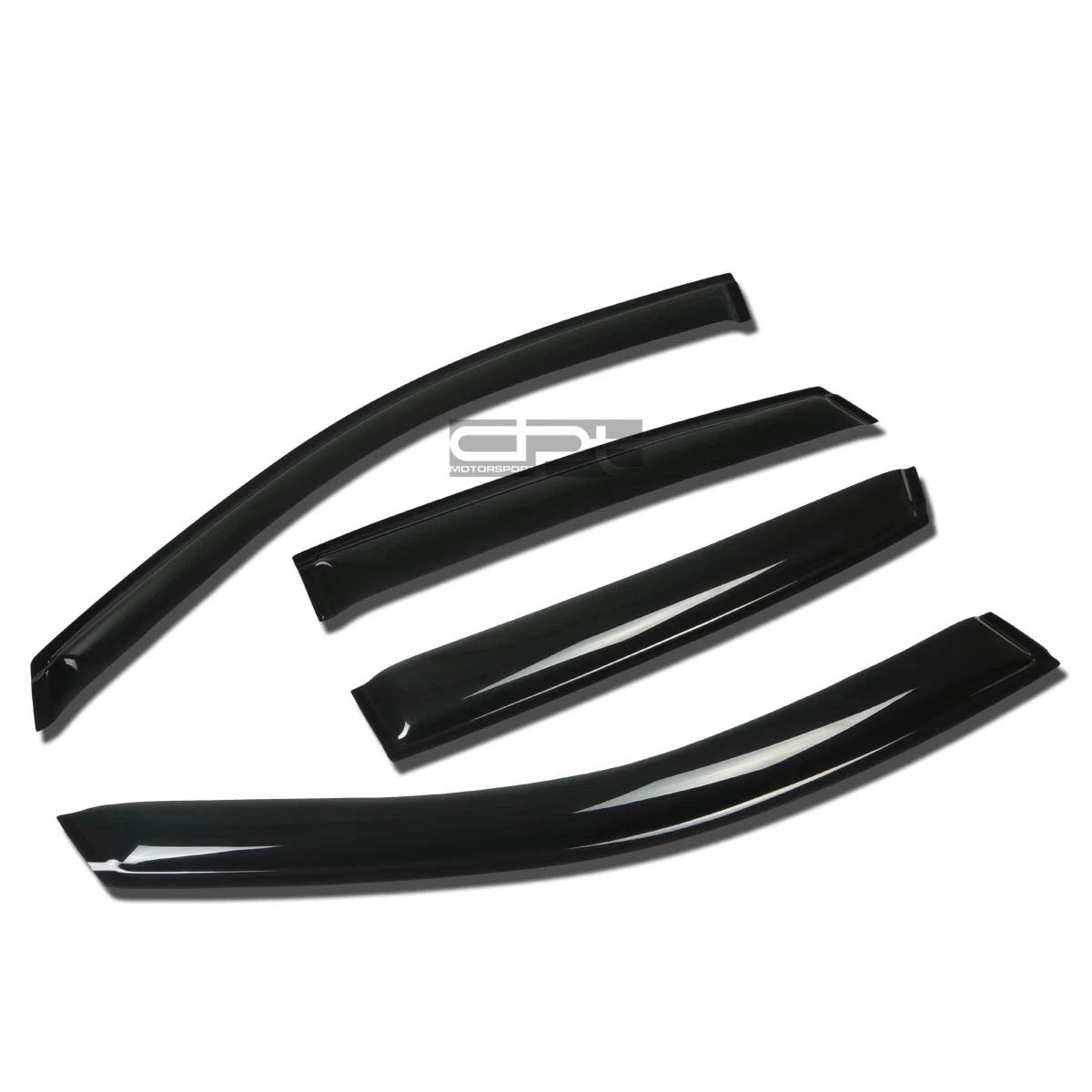 Fit 08-11 Ford Focus 4dr Smoke Tint Window Visor/wind Deflector Vent