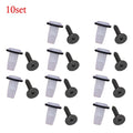 10 Sets Car Wheel Arch For Fender Lining Screw Grommets Clips Fits
