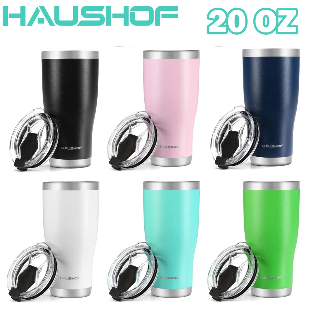 Haushof 20oz Travel Mug Tumbler Double Wall Vacuum Insulated Coffee