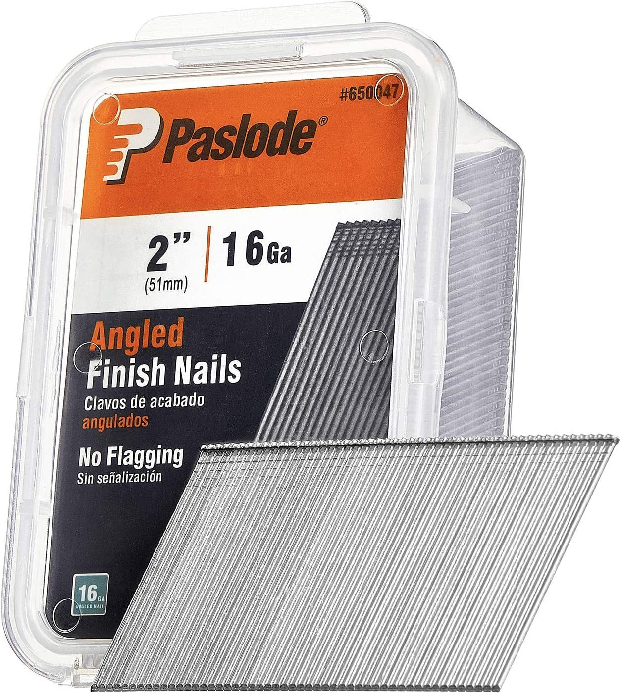 Paslode 50mm 16Ga 20° Angled Galvanized Finish Nails 2000
