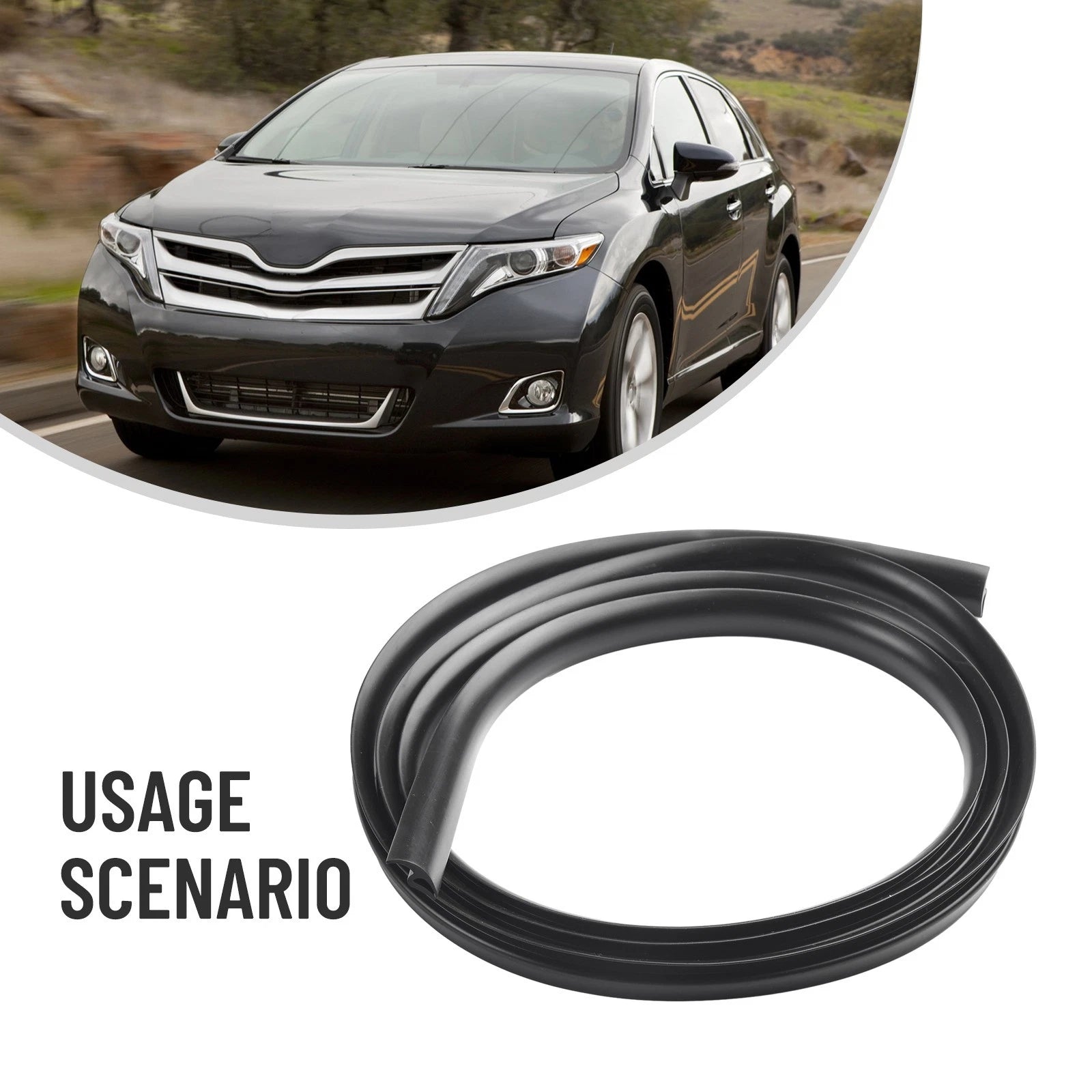 2m Seal Strips Trim For Car Front Windshield Sun-roof Weatherstrip