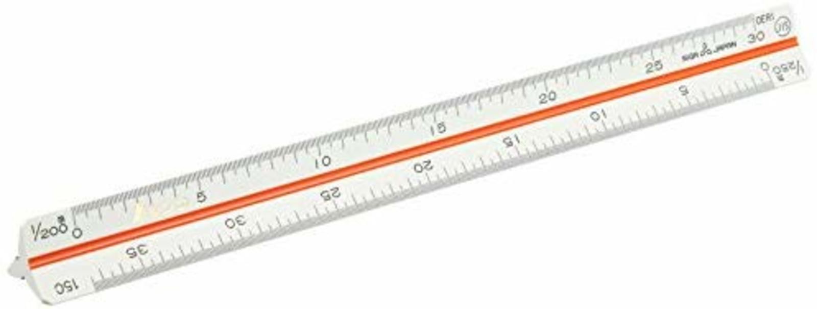 Shinwa Measurement Triangular Scale 15cm