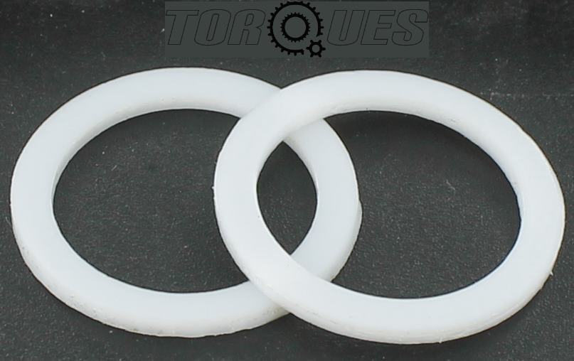 An-8 Bulkhead Ptfe Washer Pair of 2